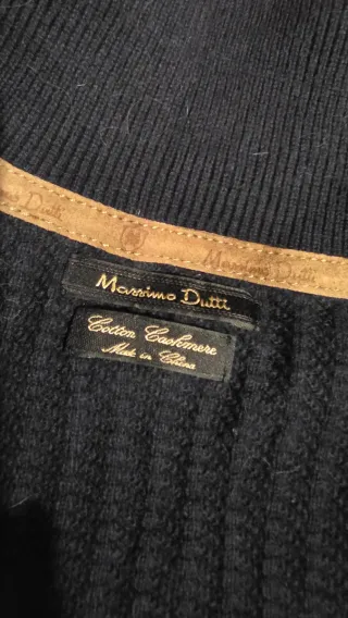 Blusa Massimo Dutti Azul Tamanho XL