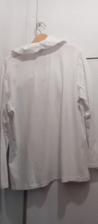 Sudadera Gina Laura Mujer Talla M Blanca