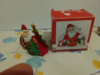 Sujeta servilletas navideño vintage Santa Claus