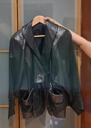 Cazadora cuero/piel 80s