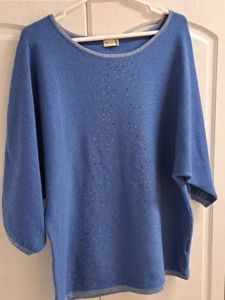 Jersey Pilar Prieto azul talla M