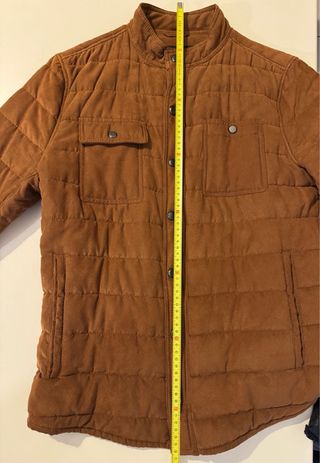 Giacca Zara camoscio color cammello