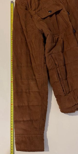 Giacca Zara camoscio color cammello