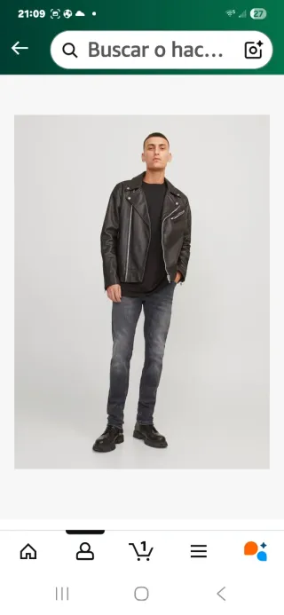 Jack & Jones Tejanos Negros Talla 31W/30L