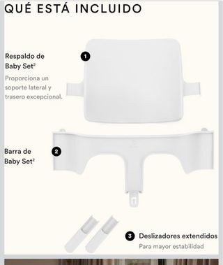 Set Tripp Trapp per bambini + vassoio bianco di Stokke