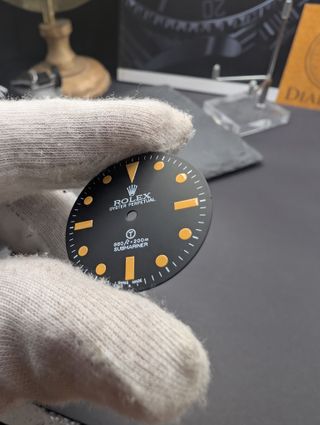 Quadrante Rolex Submariner Nero Giallo