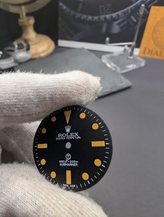Quadrante Rolex Submariner Nero Giallo