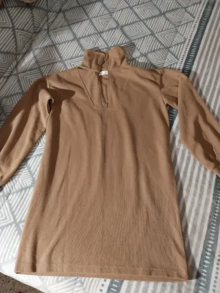 Blusa manga larga con cremallera