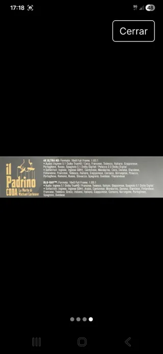 Trilogía El Padrino Blu-ray 4k 50 aniversario