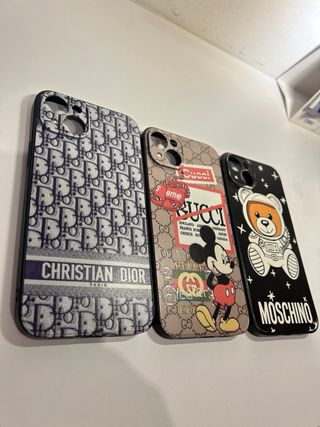 Cover per iPhone 14 Plus (Dior, Gucci, Moschino)