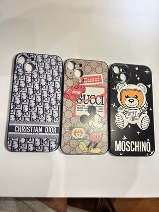 Cover per iPhone 14 Plus (Dior, Gucci, Moschino)