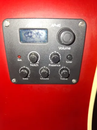 Guitarra Acústica Admira tennessee Roja