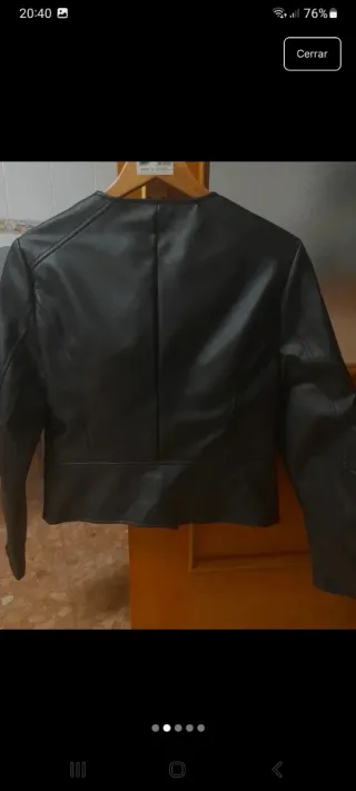 Chaqueta polipiel Lefties Talla M