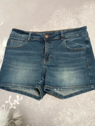 Pantaloncini jeans blu