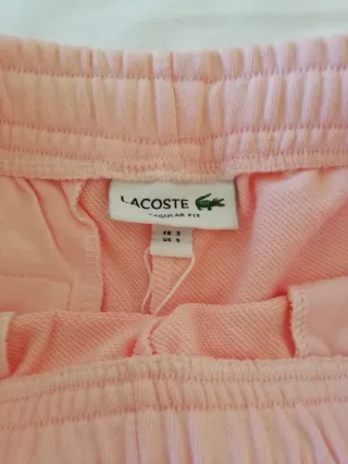 Conjunto Lacoste Rosa Tamanho S