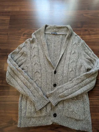 Jersey de lana hombre gris