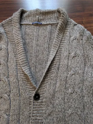 Jersey de lana hombre gris