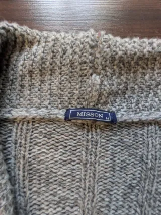 Jersey de lana hombre gris