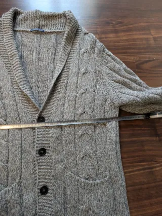 Jersey de lana hombre gris