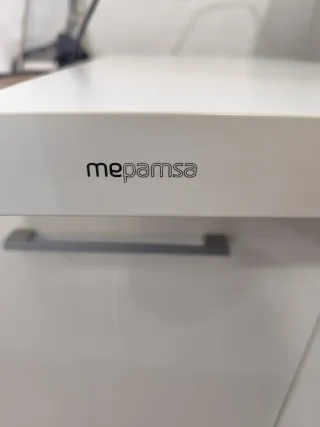 Campana extractora blanca