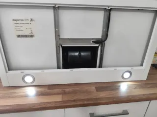 Campana extractora blanca