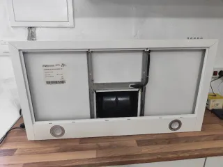 Campana extractora blanca