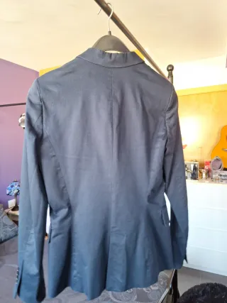 Americana Zara entallada azul Talla S