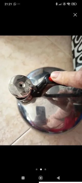 2 Teteras de Acero Inoxidable