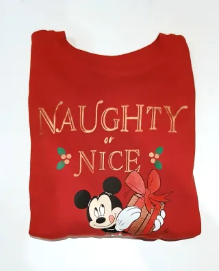 Sudadera Disney Mickey Navidad Talla XL