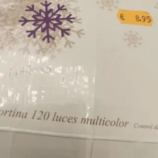 Cortina 120 Luces LED Multicolor