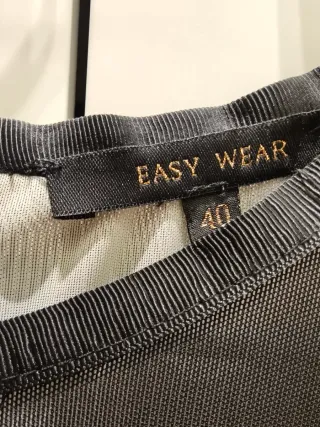 Vestido fiesta negro Easy Wear