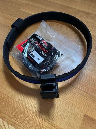 Cinturón Double Alpha IPSC Negro/Azul