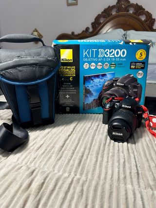 Kit Cámara Nikon D3200 + Accesorios