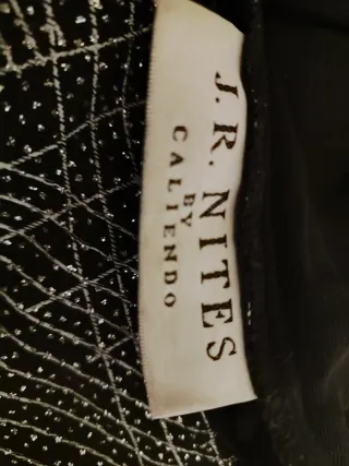 Camiseta fiesta plateada y negra