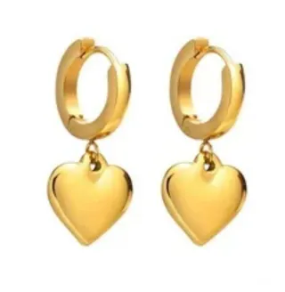 Conjunto Joyería Acero Inoxidable Bañado en Oro