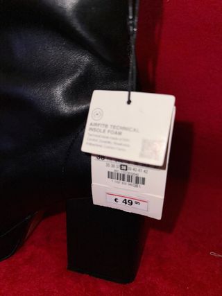 Botines Zara negros tacón plataforma