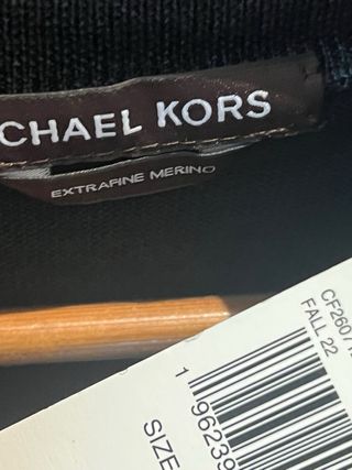 Maglione uomo Michael Kors zip  con cartellino