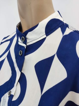 Vestido Zara manga larga estampado