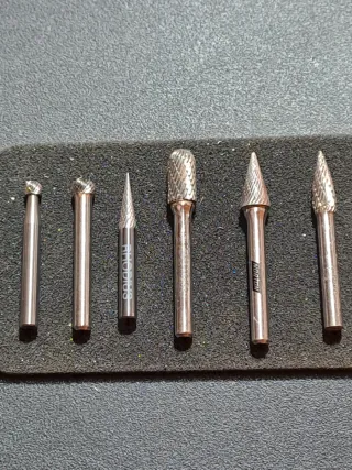 Fresas metálicas para herramienta rotatoria