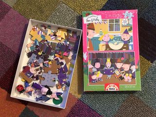 Puzzle Ben y Holly + Muñecos
