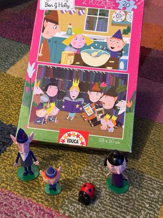 Puzzle Ben y Holly + Muñecos