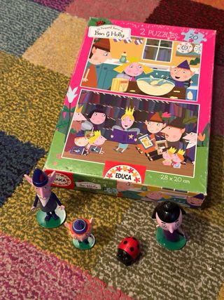 Puzzle Ben y Holly + Muñecos