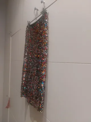 Falda lentejuelas Suiteblanco Talla XS