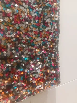 Falda lentejuelas Suiteblanco Talla XS