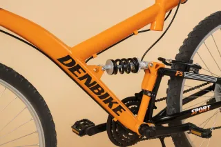 Bicicleta DENBIKE 24 Naranja FS Sport