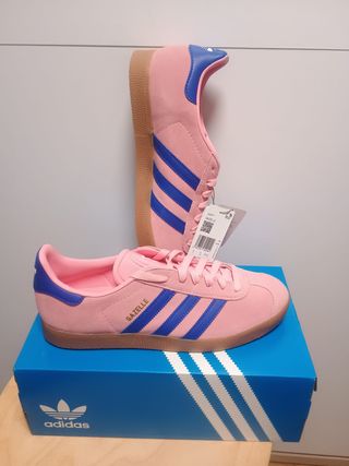 Adidas Gazelle Rosa y Azul