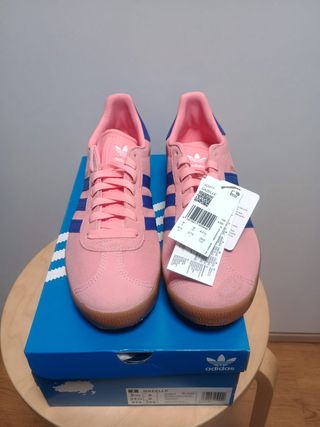Adidas Gazelle Rosa y Azul