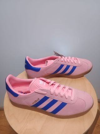 Adidas Gazelle Rosa y Azul