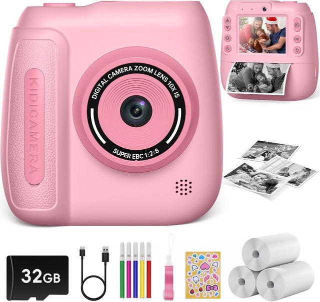 Cámara Infantil Rosa Instantánea