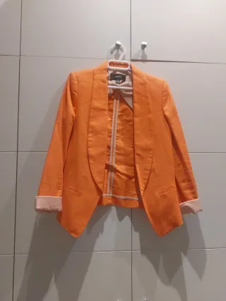 Chaqueta Mango Naranja Talla XS